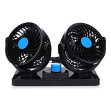 Ventilador Automotivo Duplo Com Ajuste P/ Carro Caminhão 12v