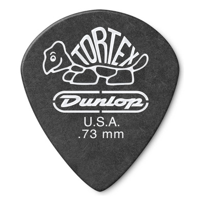 Púa Jim Dunlop Tortex Pitch Black Jazz Iii 0,73 Mm