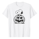 Playera De Halloween Snoopy Jack-o-lantern De Peanuts