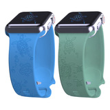 2 Bandas Grabadas Compatibles Con Apple Watch Band 40 Mm, 38