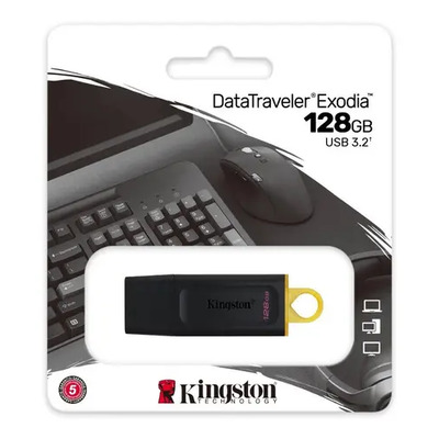 Pendrive 128gb Kingston Usb 3.2\u002F3.0\u002F2.0 Datatraveler Exodia | Envío gratis
