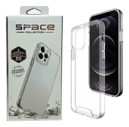 Capa Capinha Transparente Space Clear Para iPhone Atacado