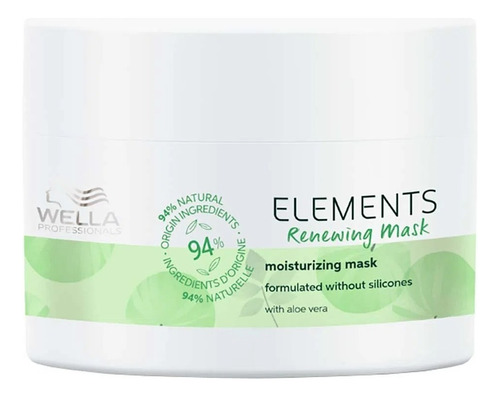 Máscara De Brilho E Condicionamento Intenso Elements Renewing 150ml Wella Professionals