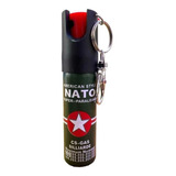 Pack X 10 Gas Pimienta Aerosol Nato Llavero Defensa Personal