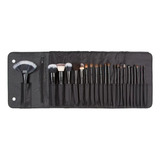  Coastal Scents Br-set-011 Kit Set De 22 Pinceles Brochas Naturales Y Sintéticas Color Negro