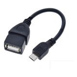 Cable Conversor Datos Otg Usb A Microusb 13cm Memoria Usb