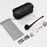 Pipa De Tabaco Para Fumar + Kit De Accesorios + Estuche