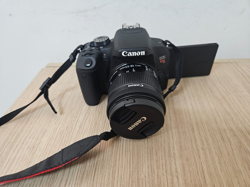  Canon Eos Rebel T7i 18-55mm Completa Com Kit Limpeza