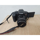  Canon Eos Rebel T7i 18-55mm Completa Com Kit Limpeza