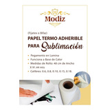 Rollo Papel Termoaderible, Bifaz, Fijatex, Pegamen Parches