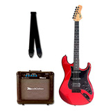 Guitarra Tagima Sixmart Candyapple Kit Com Amp E Corr Oferta