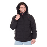 Bobojaco Preta Masculina Jaqueta De Frio Puffer  Masculino 