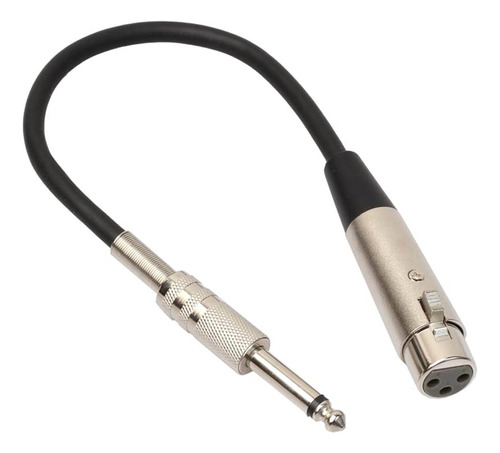 0.3m Xlr 3-pin A 1/4  Trs Audio Plug Micrófono Cable De