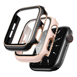 Lovrug Paquete De 2 Fundas Compatibles Con Apple Watch Case 