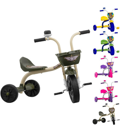 Triciclo Motoca Infantil 3 Rodas Velocipede Bicicletinha