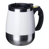 Caneca Mixer De Agitação - Térmica - Preto/branco