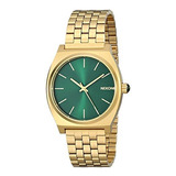 Nixon Time Teller A045191900 Reloj De Mujer Dorado Y Verde B