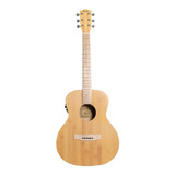 Guitarra Electroacustica Bamboo Ga-38-bamboo-q Con Funda