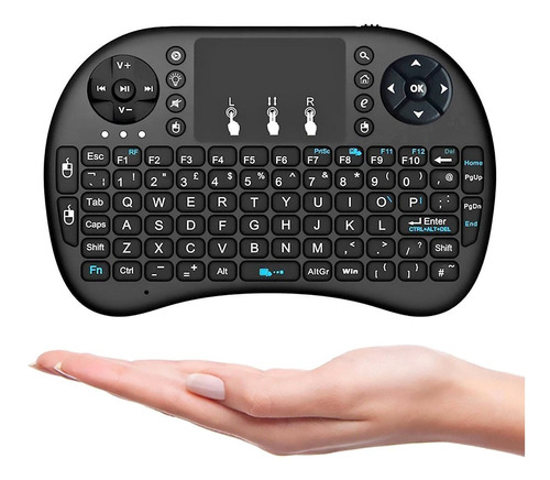 Mini Teclado Wireless Touch Pad Sem Fio Universal Pc Console