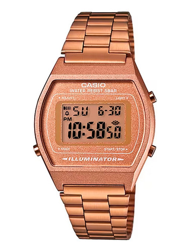 Relógio Casio Vintage Digital B640wc-5a Rose