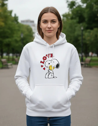 Sudadera Con Capucha Snoopy Love