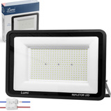 Refletor Super Led 600w Holofote Slim Bivolt Prova D'água Cor Da Luz Branco Frio Lumi