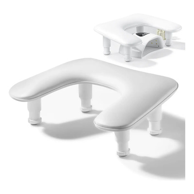 Almohada De Manicura Mano Cojín Reposabrazos Para Uñas Pedicura Con 4 Soportes En Forma De U Almohada Esponja De Cuero Sintético De Mano Nail Arm Rest Para Tecnología De Uñas, Salón De Uñas Hogar | Envío gratis