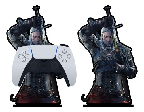 Suporte Para 1 Controle Ps4, Ps5 Ou Xbox The Witcher Mod.1