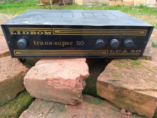 Antigo Amplificador Lidbom Trans Super 50 (não Testado)