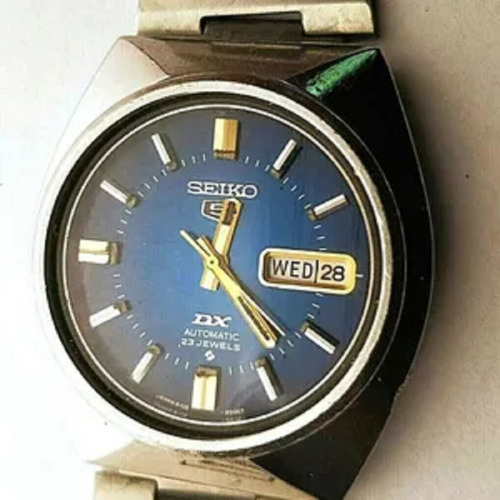 Reloj Seiko S5 Cristal Facetado Automático/doble Calendario