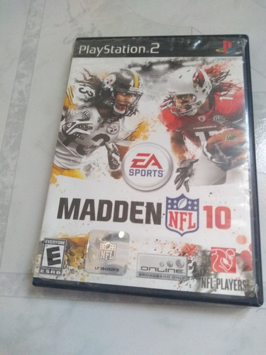 Playstation 2 Ps2 Video Juego Madden Nfl 2010 Completo