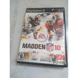 Playstation 2 Ps2 Video Juego Madden Nfl 2010 Completo