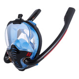 Snorkel Adulto Máscara Snorkeling Doble Tubo Silicona Full