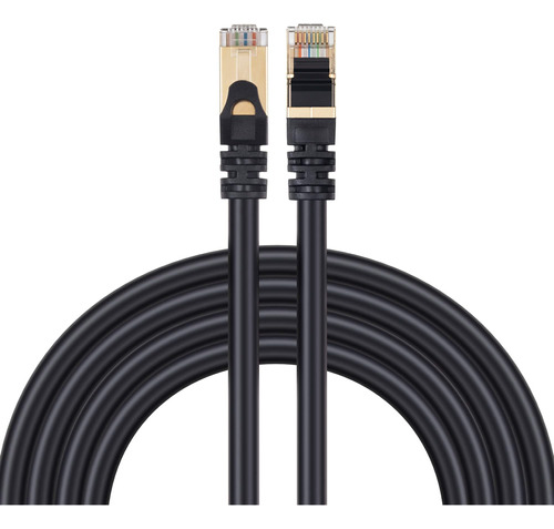 Tan Qy Cable Ethernet Cat 7 Para Exteriores De 80 Pies, Cabl