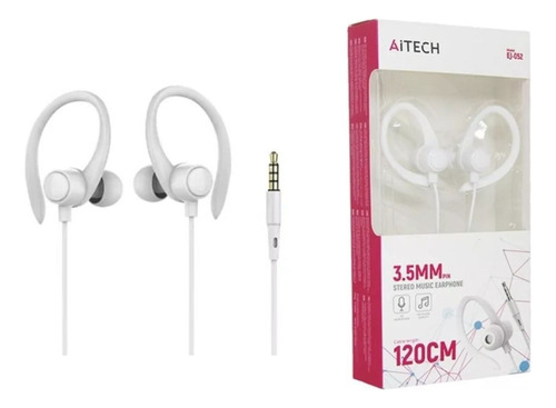 Auricular Aitech Modelo Ej-052 Sports 1.2m  