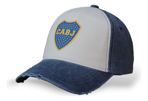 Gorra Trucker Boca Juniors Xeneixe Jean Vintage Estampada