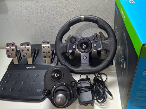 Volante Logitech G920, Pedais, Câmbio + Brinde