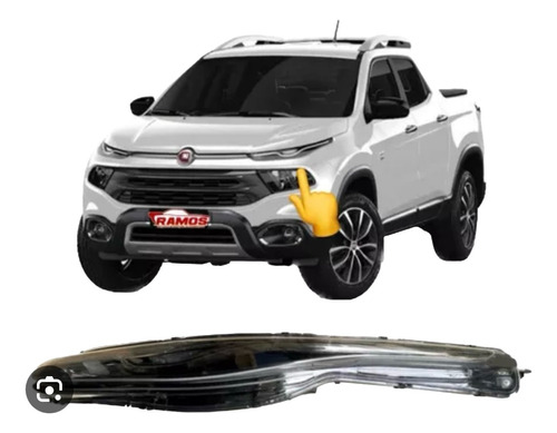 Optica Superior Con Led Fiat Toro Volcano Freedom  Original Foto 5