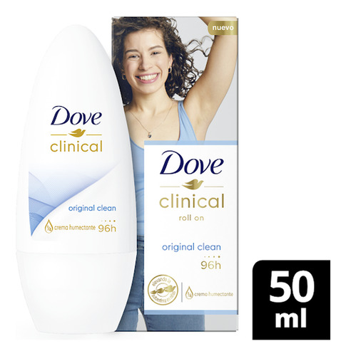 Antitranspirante Dove Clinical Expert Original Clean X 50 Ml