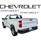 Sticker Calca Chevrolet Silverado Caja Batea 2019 2020 2021 