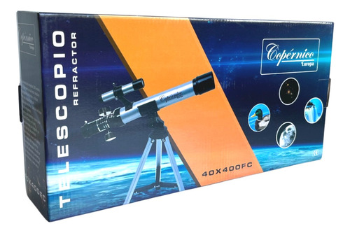 Telescopio Refractor Copérnico Tripode Estuche 40x400fc