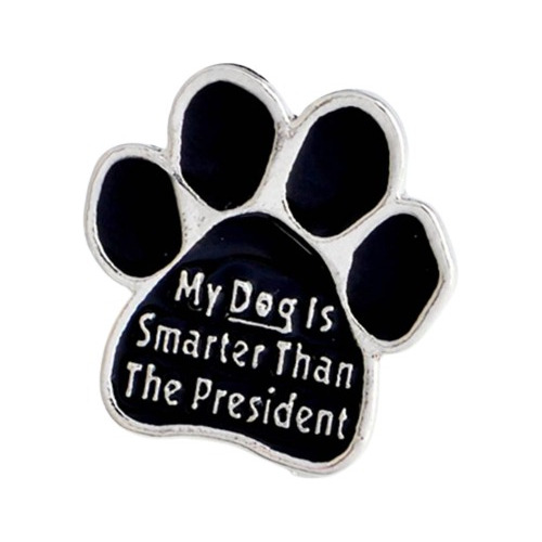 Botonier Pin Patita De Perro President Dog