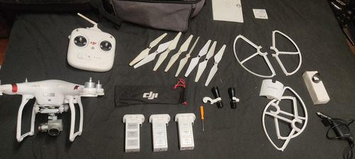 Drone Phantom 3 Super Completo, Todos Los Accesorios 