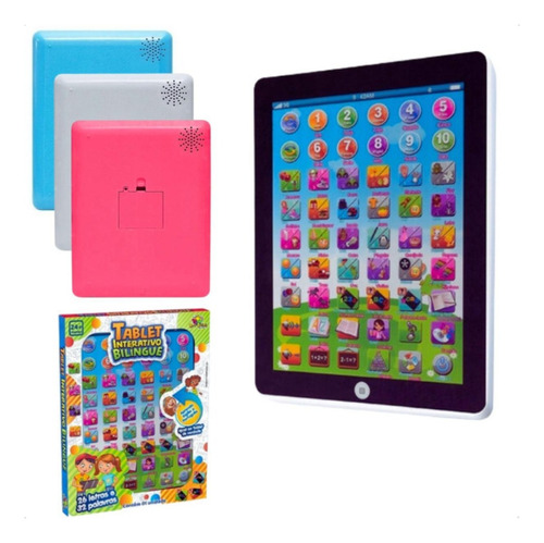 Tablet Infantil Educativo Interativo Bilíngue Art Brink - Br