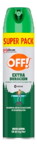 Off Extra Duración 290 Cm3 Repelente Mosquitos