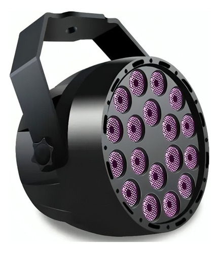 Foco Led Uv 3wx18 Ultravioleta Fiesta Fluor Dmx Control. 