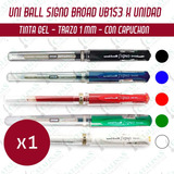 Uni Ball Ub-153 Signo Broad Trazo 1.0 Recargable Microcentro