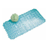 Antideslizante Para Bañera Alfombra Piedras 34x66cm - Azul