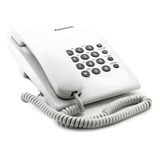 Teléfono Alámbrico Escritorio Básico Blanco Kx-ts500lx1w