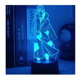 Lámpara Led Acrílica Naruto 16 Colores Rgb Capa Itachi